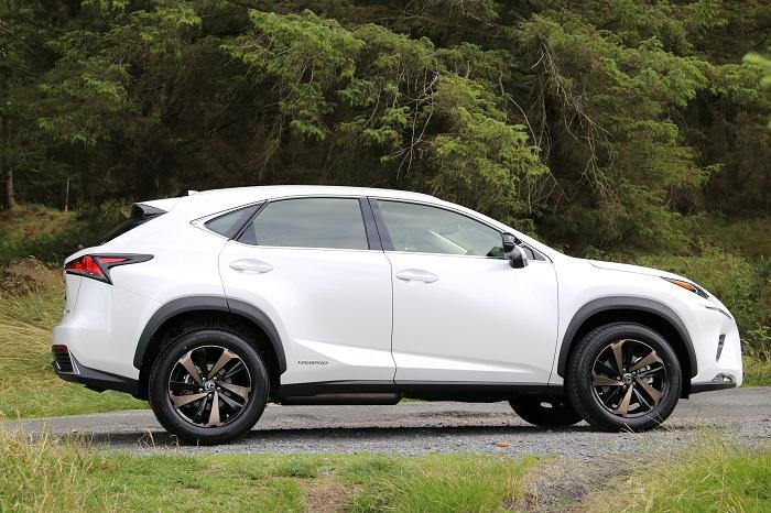 White Lexus SUV