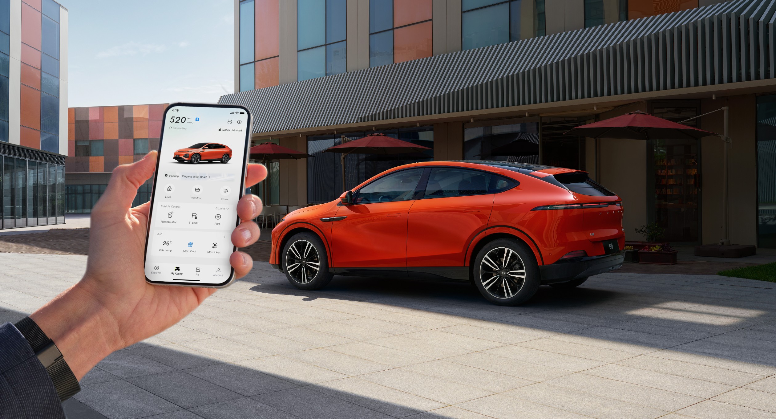 "Hey XPENG" Voice Control and XPENG App Control