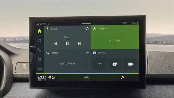 New Sandero 10" central screen