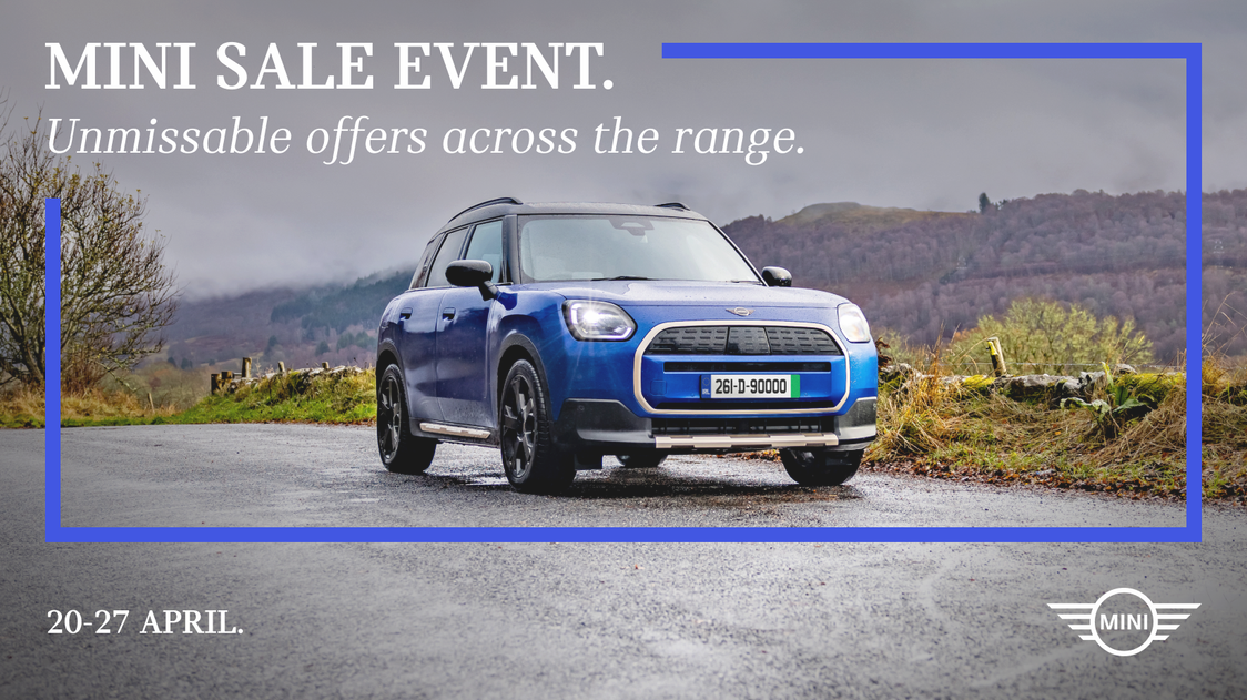 The MINI Sale Event Teaser.