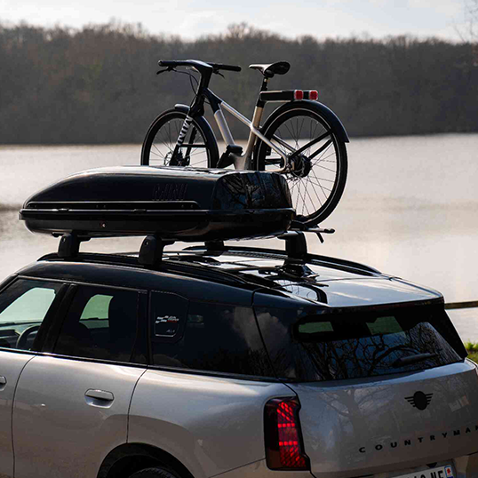 MINI BIKE CARRIERS AND SKI HOLDERS.