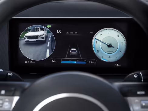 Tucson Plug-in Hybrid Blind-Spot View Monitor