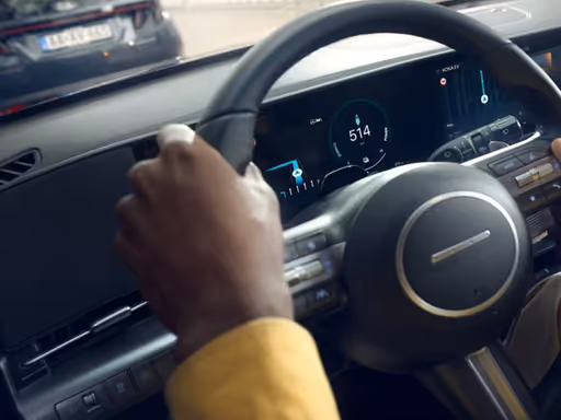 Kona Electric Panoramic Display