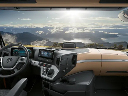 Actros SLT Ergonomics And Driving Comfort.