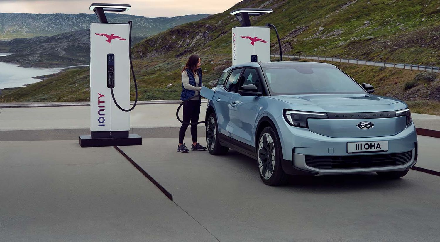All-Electric Explorer Charging