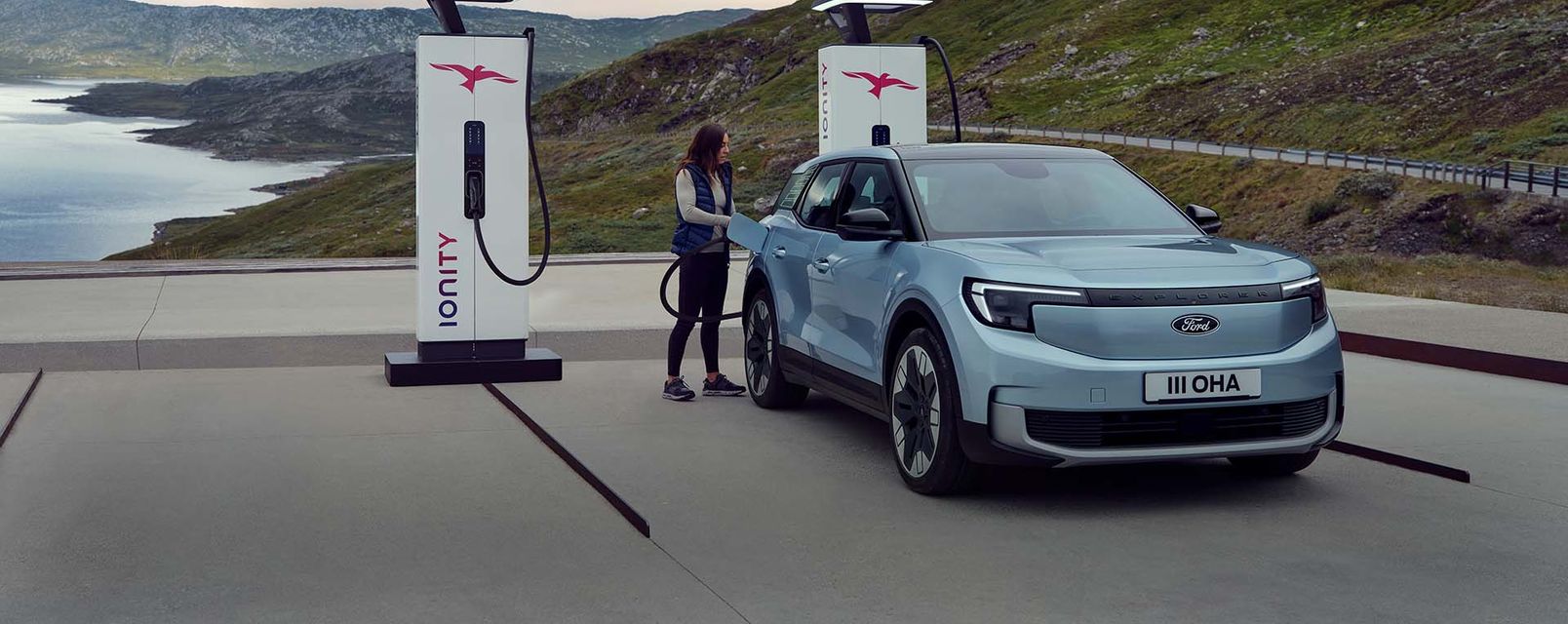 All-Electric Explorer Charging