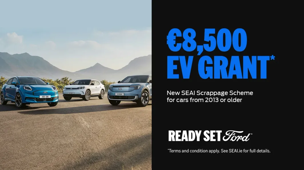 Get Up to €8,500 Towards a New Electric Ford