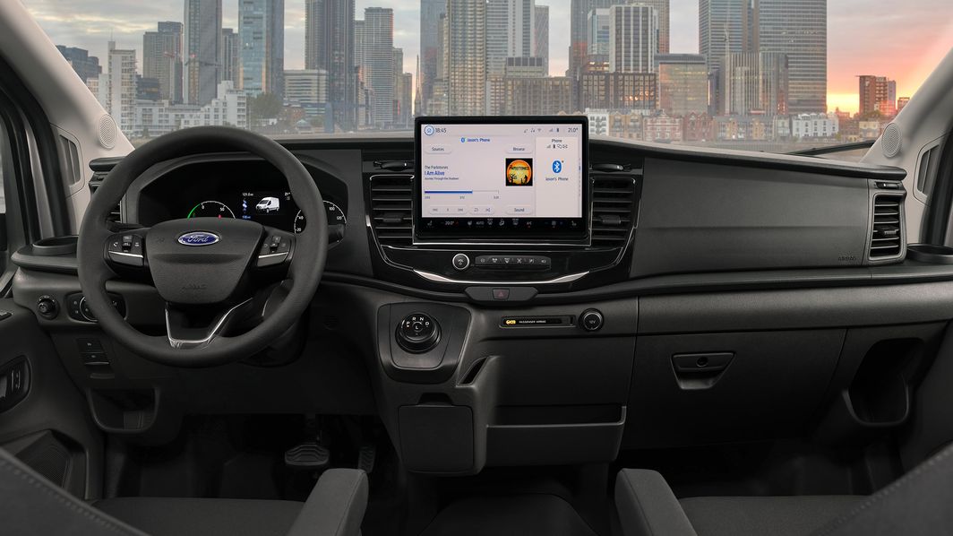 E-Transit Chassis Cab Interior