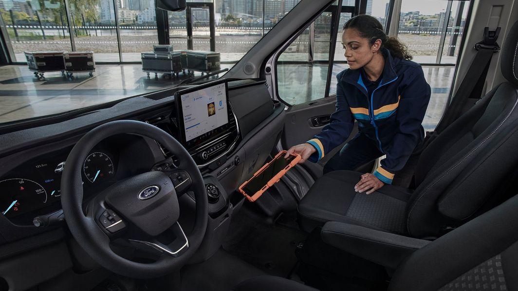 E-Transit Chassis Cab Interior