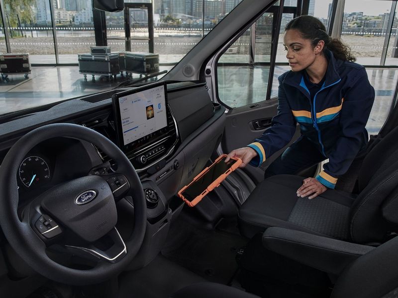E-Transit Chassis Cab Interior