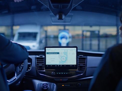 E-Transit Chassis Cab Infotainment