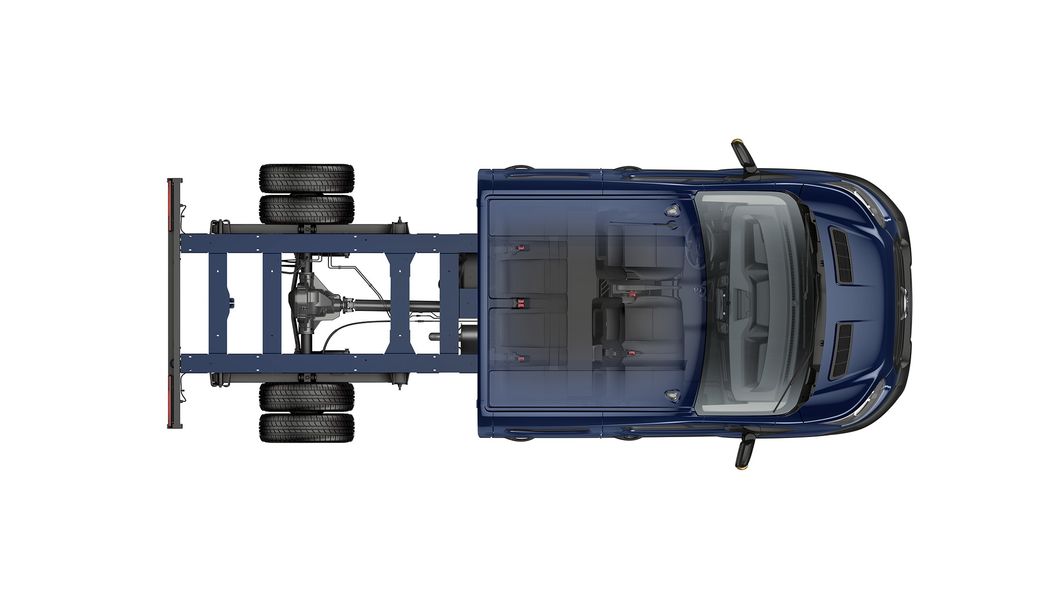 Transit Chassis Double Cab Design
