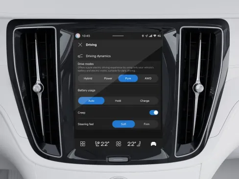 V60 Four drive modes