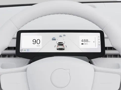 EX90 9-inch driver display