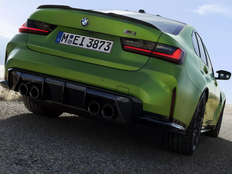 BMW M3 Competition rear