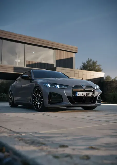 THE NEW BMW I4 M50. 100% ELECTRIC.