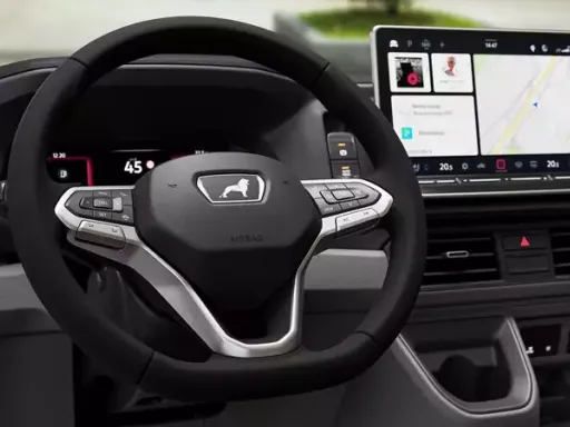 Multifunction steering wheel