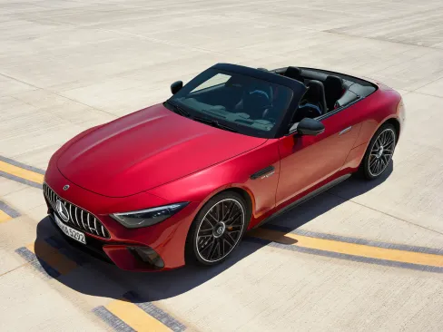 SL Roadster Top Driving