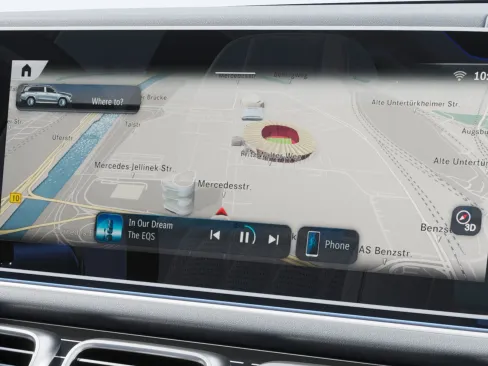 Maybach GLS MBUX Music Streaming