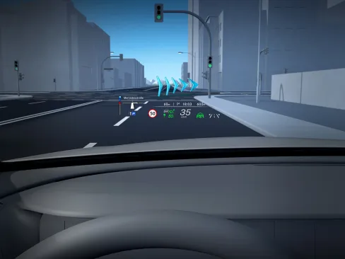 Maybach EQS SUV MBUX Augmented Reality